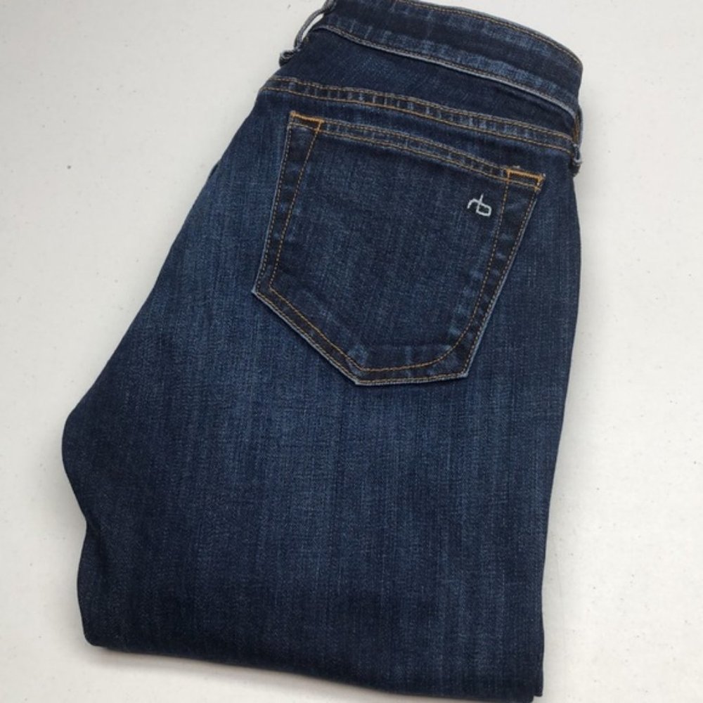 LIKE NEW RAG & BONE DRE STRAIGHT JEANS 24x30 MADE IN USA 🇺🇸